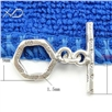 925银OT扣，规格：9mm，项链配件批发，DIY手链串珠扣，项链扣