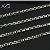 3.0实心珍珠链，银链，无限长链，银无限长珍珠链，规格：3mm，银饰品，DIY手链配件，银饰项链配件