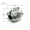 925银泰银珠子手工配件，规格：5x4.5mm，孔径：1.5mm，首饰配件，Diy银饰配件，泰银配件