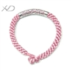 6mm丝光绳编织手链绳，925银手链绳，尺寸：8寸，手工编织绳，编织手绳，手绳 女