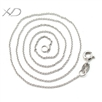 925银十字链镀白金，规格：0.25x1.0mm，银项链，时尚款银项链，925