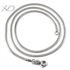 925银侧身金龙倒角链，规格：0.5x1.8mm，银首饰，银项链，女款项链