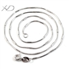 925银八角蛇包片链，规格：0.8mm，925银饰，银项链，时尚项链批发