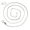 925银戴高乐，规格：0.5x1.3mm，银饰品批发，925项链，新款女生项链