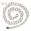 925银圈圈手链，规格：5mm，尺寸：8.5寸（22厘米），时尚银手链，银手链，925银链