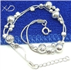 925银珠子手链，尺寸：7.5寸，手链，时尚新款链 女，银手链