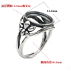 925银双花圆形戒指空托，可镶嵌11.5mm的宝石，戒指托盘，戒指空托 925银，戒指空托