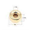 14K金包金水泡珠，规格：6mm 孔径：1.5mm，14K包金珠子，珠子 散珠，14K包金珠批发