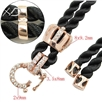 925银光身小皇冠精品绳，规格：3mm（黑色），项链绳，玉器挂绳，项链绳 玉石吊坠挂绳