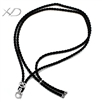 925银白金款精品绳，规格：3mm，（黑色）小如意白金款项链绳，挂绳，黑色项链绳