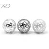 925银心形珠子，规格：8mm 孔径：2mm，银珠珠DIY、银珠珠、925银珠