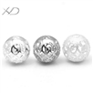 925银激光穿花珠子配件，规格：10mm 孔径：2.2mm，银珠子，银珠子DIY，银珠子 925
