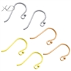 925银珠头耳钩，规格：10x21mm 线粗：0.8mm，银饰品，耳饰配件，耳饰配件 