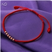 14K包金珠红绳手链，多种尺寸，红绳手链，可调节手链绳，BB红绳