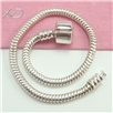 925银潘家手链，规格：3mm，尺寸：8.5寸，潘家银饰，手链 简单 大方，手链批发