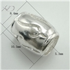 925银潘家大孔珠子，规格：8.4x10.5mm 孔：5.3mm，925银饰品，隔片隔珠批发，手串隔片隔珠