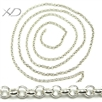 925纯银无限长珍珠链，规格：0.3x1.4mm，DIY银饰品，纯银链条