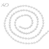 925银无限长圆珠链，规格：2mm，diy银链，diy手工配件，diy项链手链