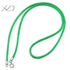 纤维绒银弹簧扣，规格：2.0mm，项链绳，绒绳项链，吊坠绳