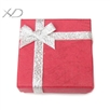方形蝴蝶结套装盒，规格：6x6x3.5cm，首饰套装盒（36个/包），项链盒子批发