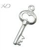 925银大钥匙吊件，规格：8.5x19.5mm，银饰小配件批发，银小挂件，diy配件